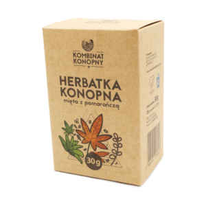 Herbatka konopna – mięta z pomarańczą