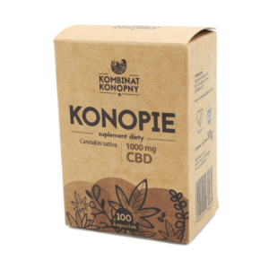 Konopie w kapsułkach 1000 mg CBD – 30 g